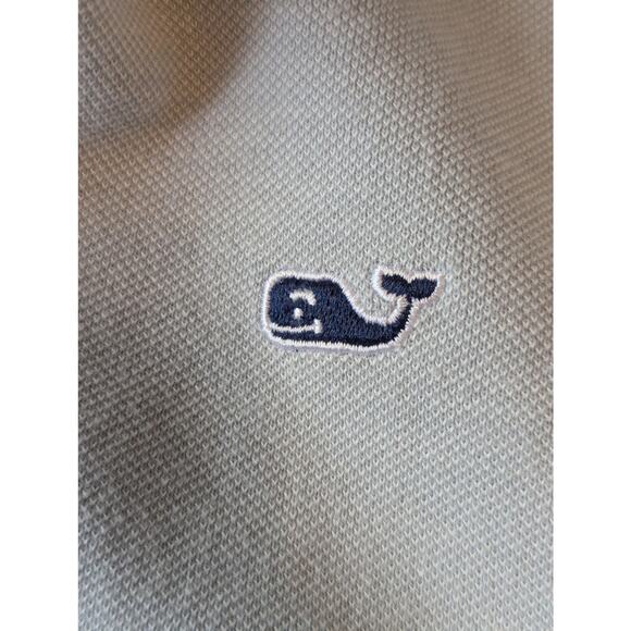 Vineyard Vines Men's Saltwater Quarter Zip Pullover Sweater in Granite L - Picture 4 of 8
